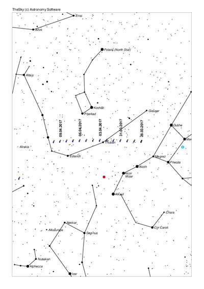 PDF-Aufsuchkarte für Komet 41/P