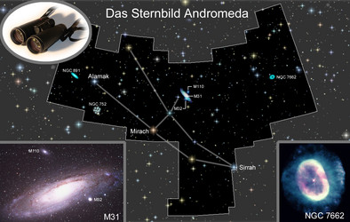 Andromeda mit M31